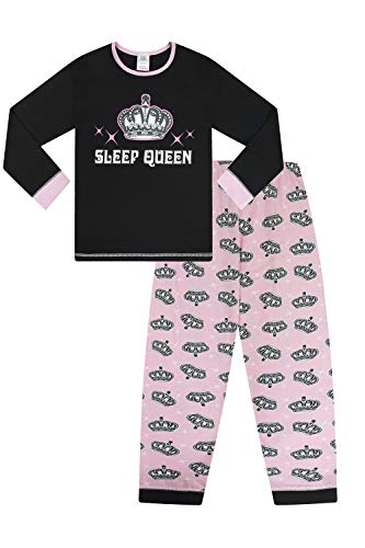 Pyjama long fille SleepQueen 10 à 16 ans Rose/noir, Noir , 14-15 ans Cover