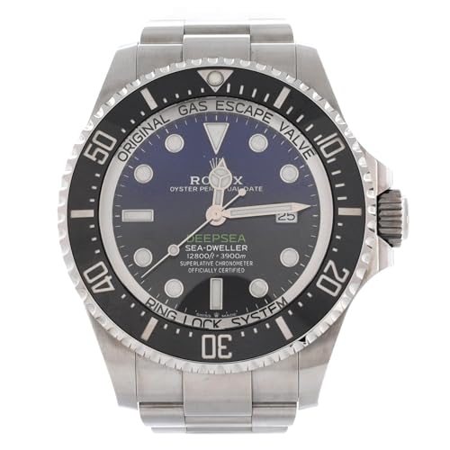 Pre-Loved Oyster Perpetual Deepsea Sea-Dweller James Cameron Automatic Watch Stainless Steel and Cerachrom 44