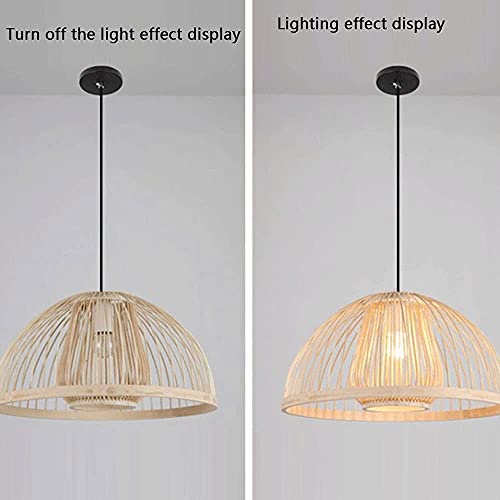 Pendiente antiguo de cristal y arco iris WQHPLMD para iluminación con casquillo E27 4