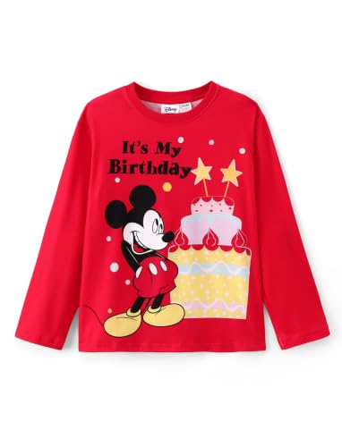 Image of Disney Kids Birthday Shirts 2-9Y, Cute Graphic Tees, Birthday Party Outfit