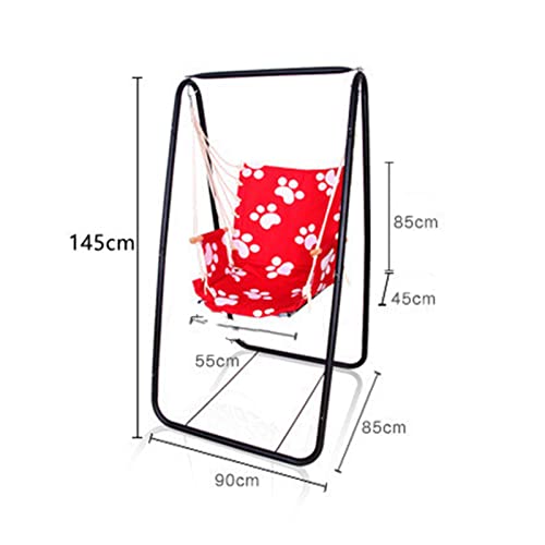 Swing Hammock Stand, A-Shaped Strong Load Bearing Hammock Stand, Anti-Deforme...