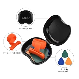 Daoco BOBAO Support antidérapant pour guitare avec 3 médiators/boîte de rangement pour guitare acoustique, guitare… - Les Beatles, Paul McCartney, John Lennon, RIngo Starr, George Harrison Daoco BOBAO Support antidérapant pour guitare avec 3 médiators/boîte de rangement pour guitare acoustique, guitare… – Image 2