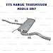 Exhaust Flex Pipe Muffler & Resonator Kit Compatible for Volkswagen Passat 1998-2005 1.8L | Direct-Fit | Northeastern Exhaust | Includes Clamps, Sleeve & Gasket | Direct-Fit Replacement