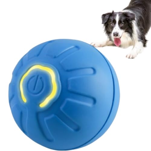 Generico Giochi Interattivi per Cani, 2025 New Giochi per Cani, Lancia Palline per Cani,Palla interattiva per Cani,Palla Rotante Automatica Resistente, Giocattoli interattivi per Cani di Taglia Grand