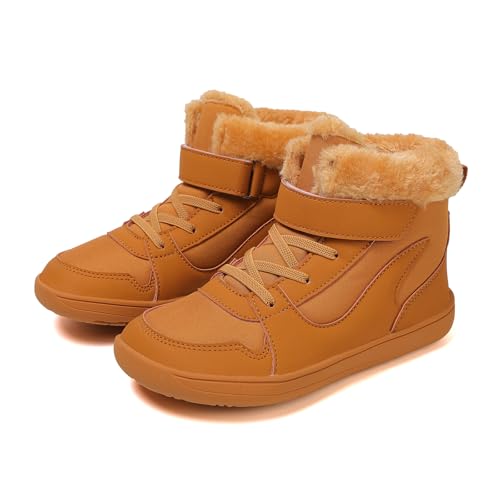 Barfussschuhe Kinder Winter Herbst Wasserdicht,Warm Gefütterte...