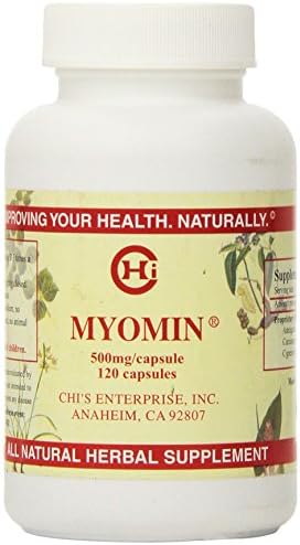 Chi's Enterprise 120 Piece Myomin Promotes Healthy Hormone Levels 500mg Capsules