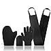 stusgo Self Tanning Mitt Applicator Kit 4 in 1 -Exfoliating Glove,Tan Mitt Applicator,Tanning Back Lotion Applicators, Face Mitt for Tanner Lotion Streak Free Tan,Self Tanner Mitt Tan Applicator