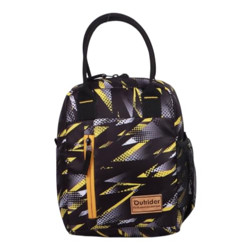 Image of Outrider Polyester Jumbo Lunch Bag,Lunch Bag for Office Men, Women and Kids, Quality Tiffin Bag for School, Picnic, Work, Carry Bag for Lunch Box, 12 litres,