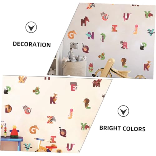 Vinilos Decorativos Alfabeto con Animales Cartoon 26 Letras miniatura 3