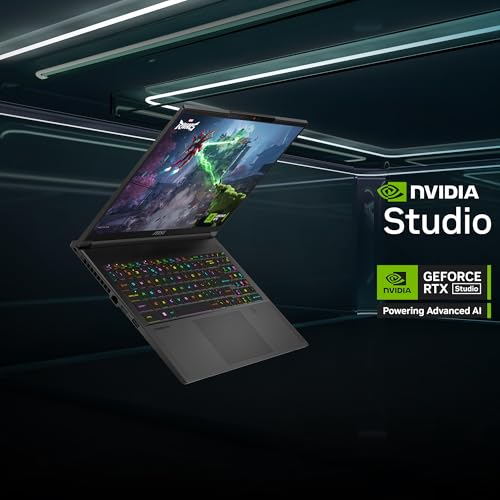 MSI Stealth A16 AI+,AMD Ryzen AI 9 365,41CM QHD+ 240Hz Gaming Laptop(32GB/1TB NVMe SSD/Windows 11 Home/Office 2021/NVIDIA GeForce RTX 4060,GDDR6... - Image 4