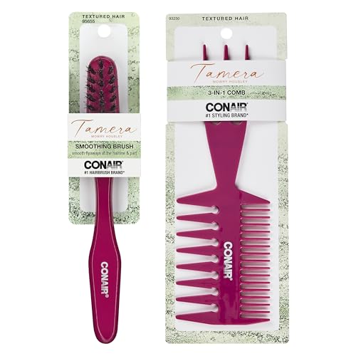 CONAIR x Tamera Mowry Smoothing Brush & Comb Set