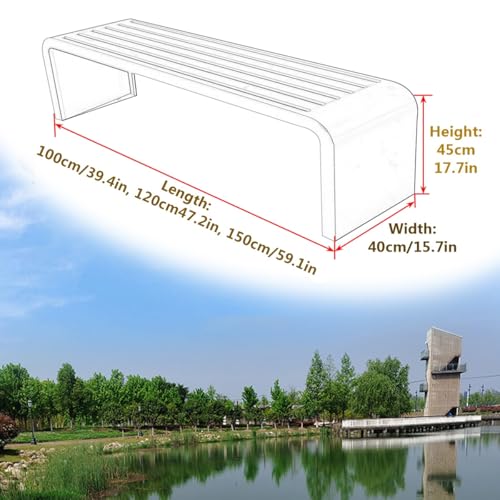 Banc de jardin compact métal rouge pour optimiser les petits espaces