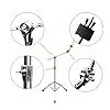 SONICAKE Cymbal Stand Adjustable High Boom Cymbal Stands Straight Combo Double Braced Legs with Rubber Feet #1
