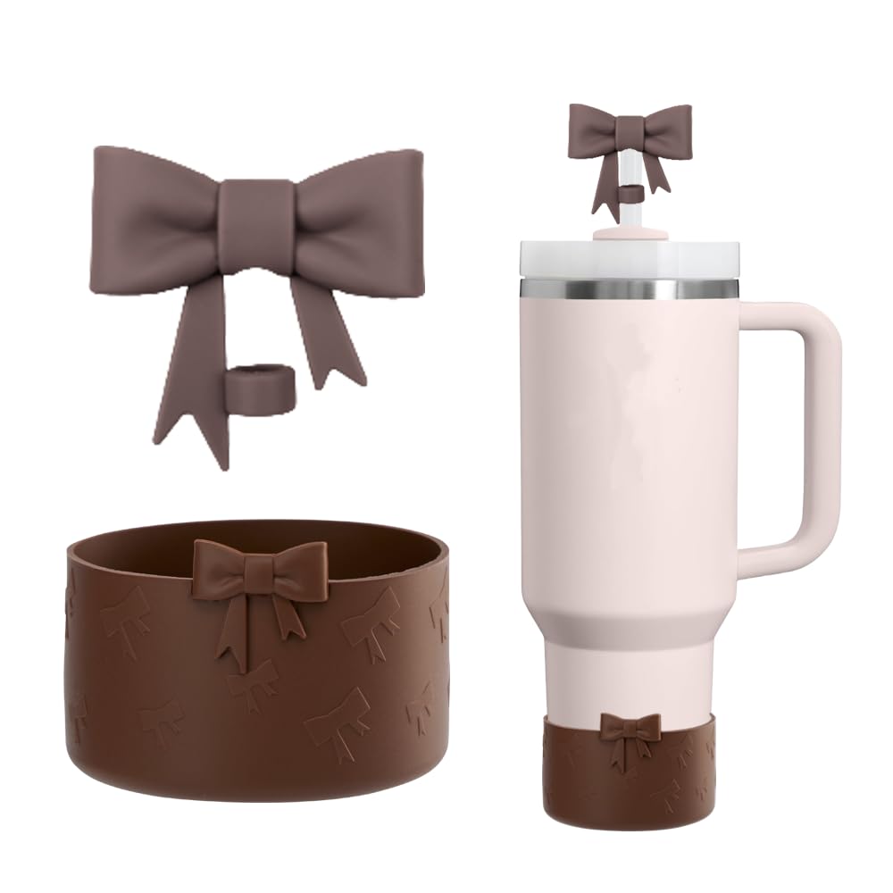 AXMCCH 7.5cm Silicone Bottle Cover &10mm Bow Shape