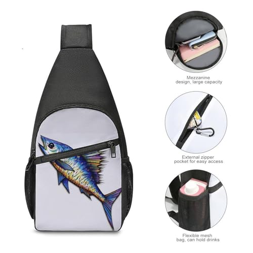 Bolso cruzado casual para viaje y senderismo unisex miniatura 5
