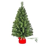 weihnachtsbaum rot für den Schreibtisch, Kantine, Sideboard, Empfangstisch, Pforte oder andere weihnachtliche Dekoration