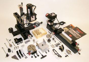 6200 - Ultimate shop package, inch w/deluxe 4400 lathe, 2000 mill and accessories, inch