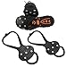 Crampons, 1 Pair/Set 5 Teeth Ice Claw Slip Resistance Climbing Shoe Spikes Boots Anti-Skid Ice Cleat Shoe Grips for Hiking Ground Mountain