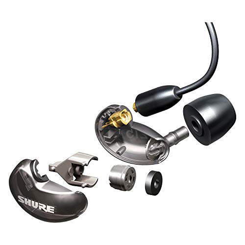 ایگرد | قیمت و خرید Shure SE215-CL Professional Over the Ear Earphones,  Sound Isolating with Single Dynamic MicroDriver, Clear Sound + Deep Bass,  3.5mm Cable - Clear,SE215-CL-EFS