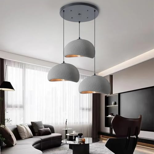 Lámpara de techo gris cemento moderna ajustable para cocina e isla 3
