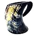 ZAHANAARA Horn Mug - Beer Mug | Rustic Viking Drinking Horn for Mead, Ale, Beer | Handmade Drinking Cups for Norse Myth Fans | Unique Gifts for Men & Women | Viking Tankard Gift, Made From Ox - 16oz