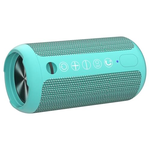 Image of Ortizan Portable Bluetooth Speaker, IPX7 Waterproof, Wireless, Big Sound and Deep Bass, 24W Stereo, TWS Pairing, 30Hrs Playtime, Bluetooth 5.3, RGB Lights, for Home /Party /Outdoor /Beach (X10 Teal)