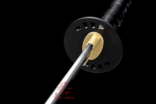 Miniatura 3 de Handmade Samurai Sword 40.6 Inch New Kill Bill Battle Ready Clay Tempered Folded Steel Samurai Katana Sharp Sword