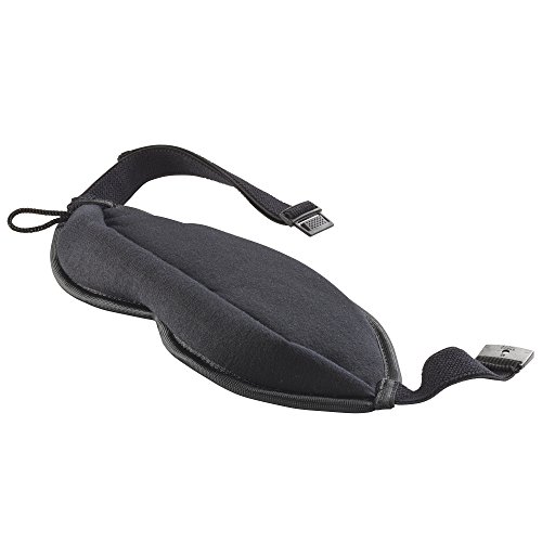 Lewis-Comfort-Eye-Mask-with-Adjustable-Straps-Blocks-Out-All-Light-Gray-One-Size