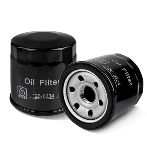 2 Pack Filter Engine Oil, Replacement for Exmark 126-5234, Compatible with Toro E-Series Quest, E-Series Radius, S-Series Quest,120-4276 127-9222 136-7848