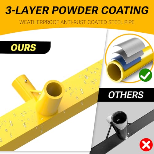 image for Dimples Excel 12x8 FT Professional Portable Volleyball Net Set with 4 