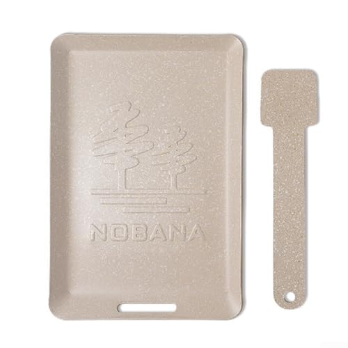 HEBEOT Poêle à frire carrée pour steak et teppanyaki pour le camping 13,2 x 19,7 cm (blanc)