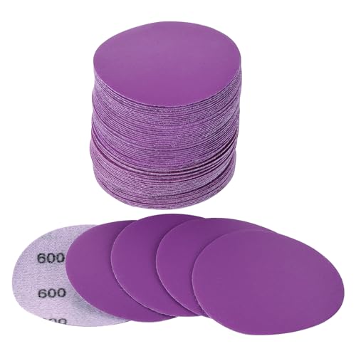 Arilier 3 Inch Sanding Disc 40Pcs, 600 Grit Sandpaper, Drill Sanding Attachment, Wet Dry Hook and Loop Sandpaper Discs for Random Orbital Sanders, Alumina Sand Paper for Wood, Metal, Automotive by Arilier - Used condition - US$7.35