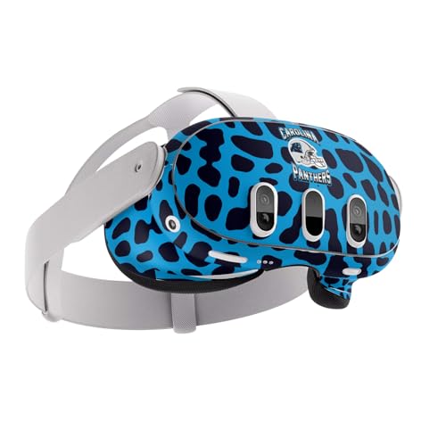 Autocollant vinyle Meta Quest 3 NFL Carolina Panthers peau skin VR - 2