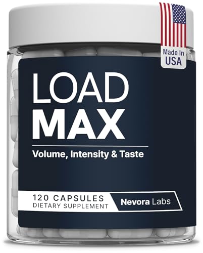 LOAD MAX Semen Volume Booster Better Taste and Seman Volume Increase Overload Semen Booster & Semen Volume Maximizer Semen Volume Increaser For Men Mens Intensity Support 120 Capsules