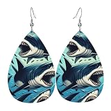 Orecchini Donna Pendenti Shark Open Mouth Sea, Orecchini Pendenti Leggero Orecchini Da Donna Confortevoli Orecchini Per Festa Bambina Decorazioni