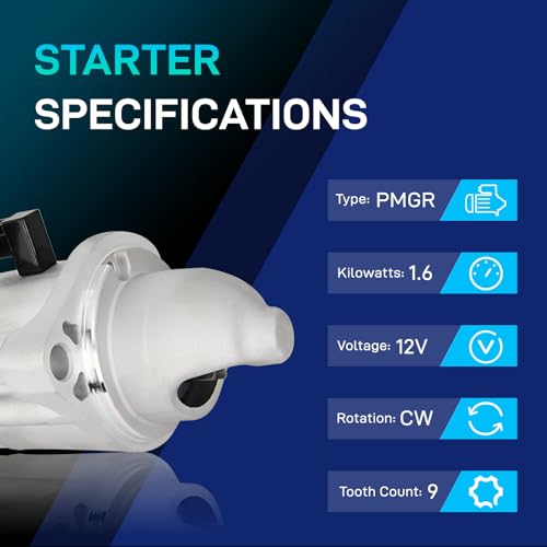 Image of 2013-2017 Honda Accord 2.4 Starter, 2015-2016 Honda CR-V CRV 2.4, 2016-2019 Civic 2.0 13 14 15 16 17 18 19 31200-5A2-A51 SM-74009 SM740-09 191-711 S-80548 31200-5A2-A52