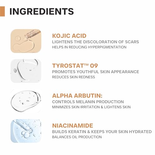 Image of DERMATOUCH Kojic Acid 2% Cream | For Pigmentation & Dark Spot Reduction | Suitable For All Skin Types | 30g (Pack of 2)