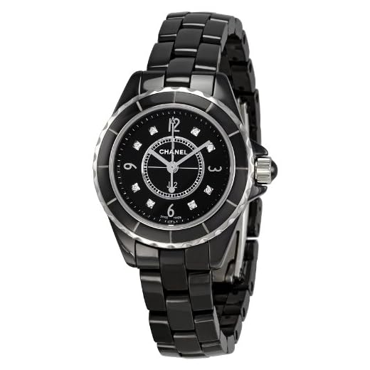 Chanel Women's H2569 J12 Black Ceramic Bracelet Watch