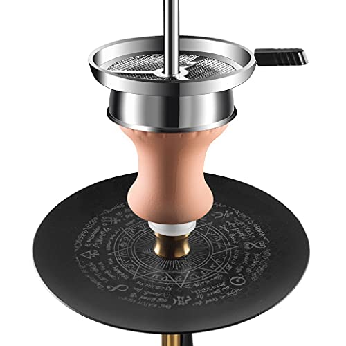 GaoYunQin Tragbar Shisha-Set 1 Schlauch Shisha Combo Kit, Prämie Aluminium Shisha-Kit Huka Rauchgenuss (Color : Black) – Bild 8