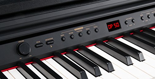 Classic Cantabile DP-50 SM Piano Numérique – 88 touches clavier pondérée à marteaux – Clavier électronique avec USB, 3… - Les Beatles, Paul McCartney, John Lennon, RIngo Starr, George Harrison Classic Cantabile DP-50 SM Piano Numérique - 88 touches clavier pondérée à marteaux - Clavier électronique avec USB, 3… – Image 4