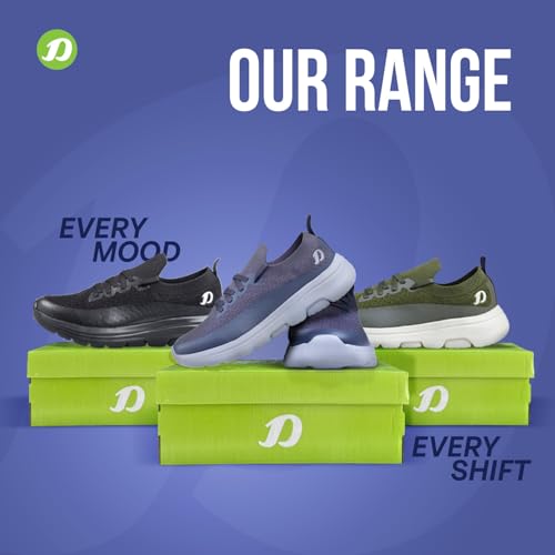 Image of DOCTOR EXTRA SOFT Men's Lightweight Sports Shoes Memory Foam Cushioned Insole | Running Walking Gym Training Jogging Athletics | Comfortable & Stylish| Casual Slipon Sneaker Gent's Boy's DR-2006