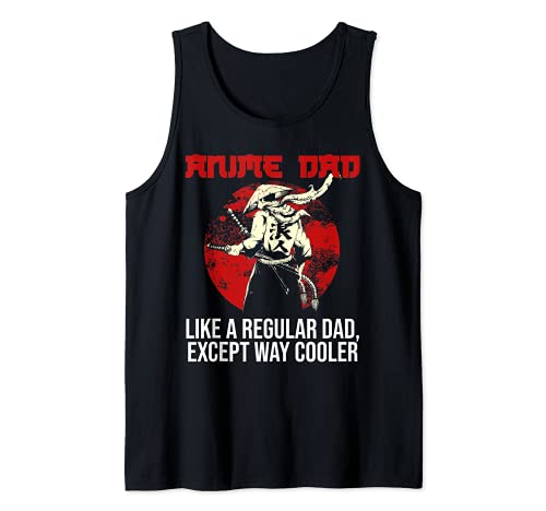 Anime papá como un padre normal excepto Way Cooler Noodles Anime Camiseta sin Mangas