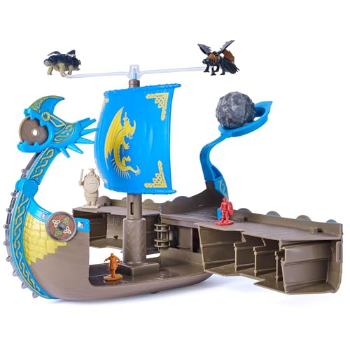 DreamWorks Dragons Transforming Viking Battle Ship Toy Figure Playset by Spin Master - Used condition - US$24.36