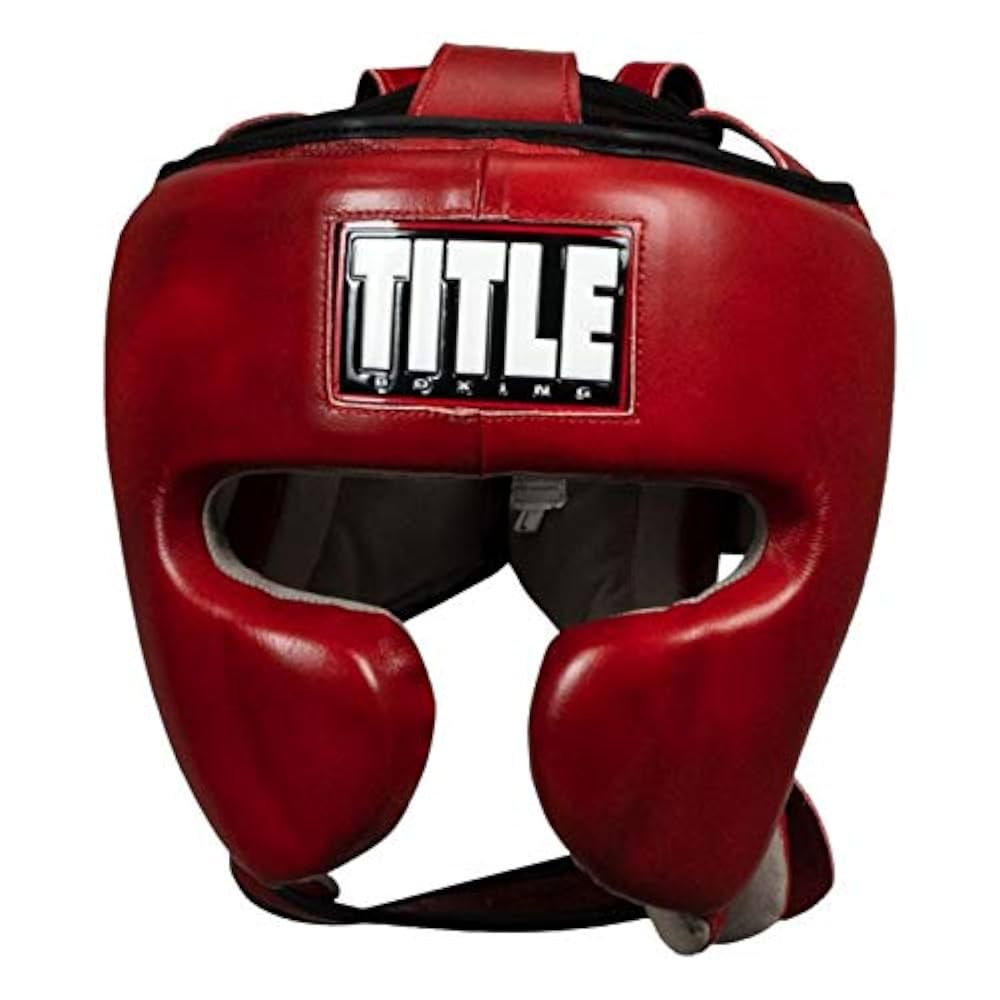 赤 ボクシングヘッドギア Amazon | TITLE Boxing ブラッドレッドレザースパーリング