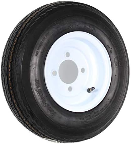 Martin Wheel AMRM-DM408B-4I 4.80 x 8 Trailer Tire & Rim Assembly 480 Series 4 Lug