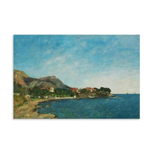 Toile Eugène Boudin Beaulieu La Baie de Fourmis Poster Impression Tableau Mural 40x61