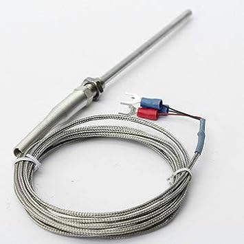 Generic Rtd Pt100 Temperature Sensor 2M Cable Probe 50Mm 3 Wires -50-400Degree (B0CDGY77Y8) Amazon Price History, Amazon Price Tracker