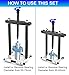 YOTOO Bearing Puller Set, 5 Ton Capacity Bearing Separator Kit with 2