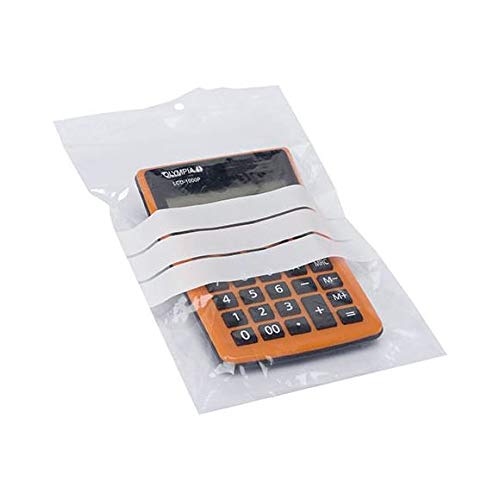 10 Sacchetti Con Zip 23x32 Cm - Buste Trasparenti Con Area Scrittura - Conformi Alimentari E Congelatore