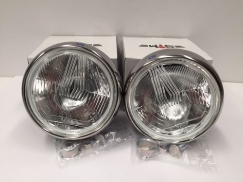 2 FAROS Sim Tipo Oscar Cuneteros 180MM CON TAPAS